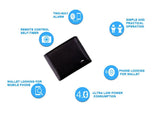Bluetooth Genuine Leather Purse