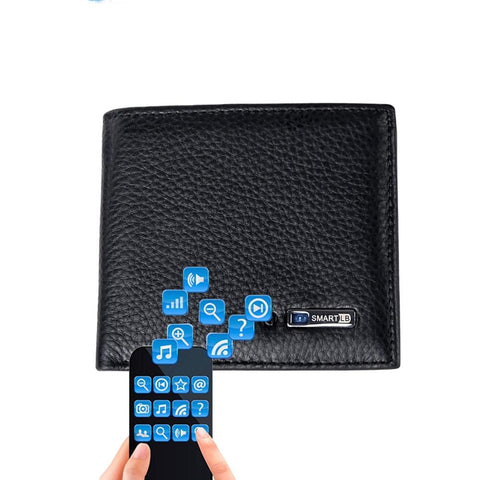 Bluetooth Genuine Leather Purse