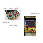 Data Frog Retro Mini Arcade Handheld Game Console 16 Bit Game Player Built-in 156 Classic Games For Kids Gift Toy