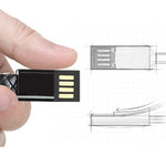 Portable Leather Bracelet Mini Micro USB Charging Cable IOS / Android