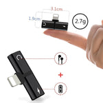 Headphone Lightnig Audio Charger Adapter 2in1 For iPhone 7, 7Plus, X, 8, 8Plus