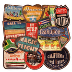 36pcs Retro Vintage Stickers